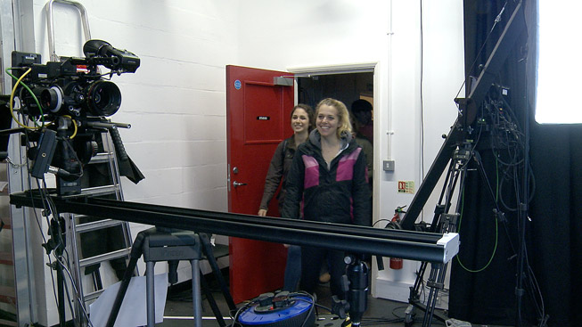 Image: Behind the scenes - studio