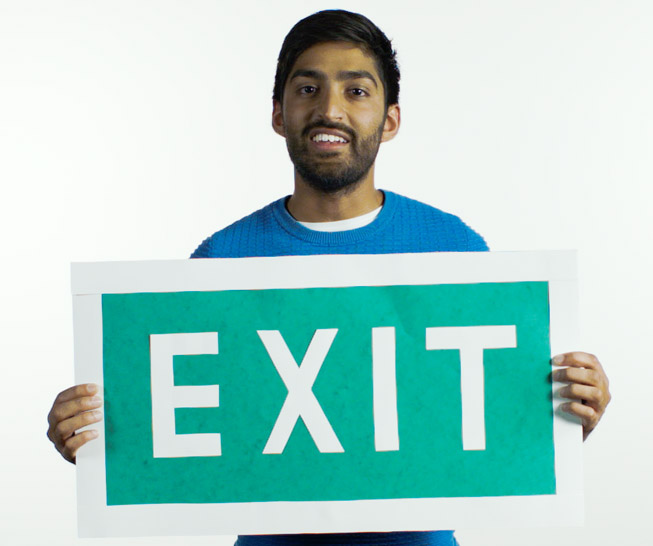 Image: Exit sign