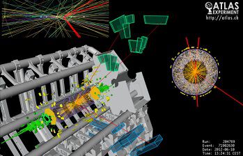 A candidate Higgs boson event