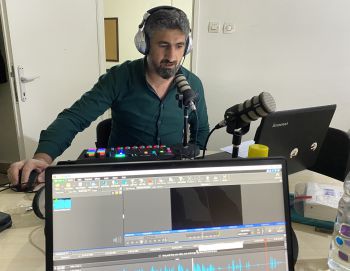 Agricultural Voices Syria podcast host, Eng. Zuhier Agha