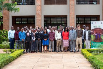 Group of students and volunteers who took part in the programme