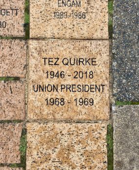 Tez’s paver in the pave the way pathway