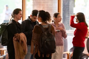 Students chatting
