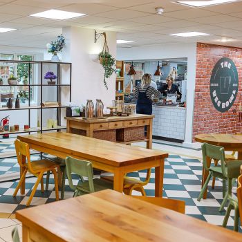 An image of The Veg Bowl cafe on the University of Sussex Campus