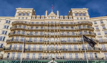 Photo of the outside of the Grand Hotel