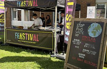 The Stop Food Waste Day stand from 2025