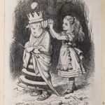 Dalziel after John Tenniel, illustration for 'Wood and Water', in Lewis Carroll [Charles Lutwidge Dodgson], Through the Looking-Glass, and What Alice Found There