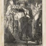 Dalziel after Arthur Hughes, ‘The Christening’, illustration for George Macdonald, Dealings with the Fairies