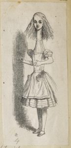 Dalziel after John Tenniel, illustration for 'The Pool of Tears', in Lewis Carroll [Charles Lutwidge Dodgson], Alice’s Adventures in Wonderland