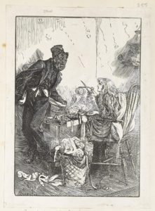 Dalziel after Arthur Boyd Houghton, frontispiece to Charles Dickens, Our Mutual Friend
