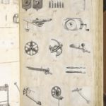 Dalziel, album page with multiple illustrations of tools for use in 'Turning' in J G Wood (ed.), The Modern Playmate: A Book of Games, Sports and Diversions for Boys of All Ages