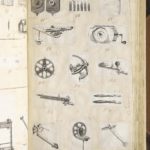 Dalziel, album page with multiple illustrations of tools for use in 'Turning' in J G Wood (ed.), The Modern Playmate: A Book of Games, Sports and Diversions for Boys of All Ages