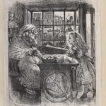 Dalziel after John Tenniel, illustration for 'Wool and Water', in Lewis Carroll [Charles Lutwidge Dodgson], Through the Looking-Glass, and What Alice Found There