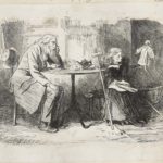 Dalziel after Marcus Stone, ‘Miss Wren fixes her idea’, illustration for Charles Dickens, Our Mutual Friend