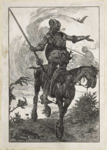 Dalziel after Arthur Boyd Houghton, frontispiece for Miguel de Cervantes Saavedra, The Adventures of Don Quixote de la Mancha