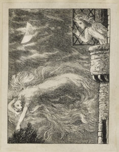 Dalziel after Arthur Hughes, illustration for George Macdonald, At the Back of the North Wind, serialised in the magazine Good Words for the Young