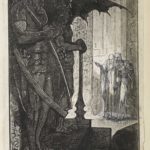 Dalziel, 'Vision of Don Roderick', illustration for Walter Scott, Poetical Works