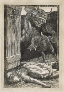 Dalziel after Arthur Hughes, illustration for George Macdonald, Ranald Bannerman's Boyhood