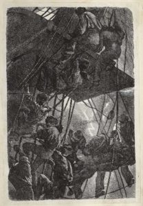 Dalziel, 'Running Away to Sea', illustration for the magazine Good Words for the Young