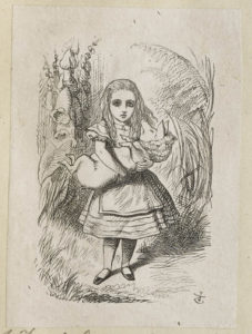 Dalziel after John Tenniel, illustration for 'Pig and Pepper', in Lewis Carroll [Charles Lutwidge Dodgson], Alice’s Adventures in Wonderland