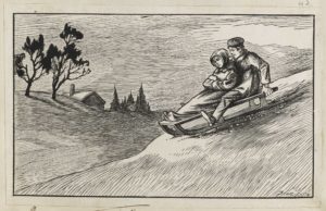 Sledging couple, Dalziel