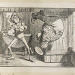 Dalziel after John Tenniel, illustration for ‘Advice from a caterpillar’, in Lewis Carroll [Charles Lutwidge Dodgson], Alice’s Adventures in Wonderland