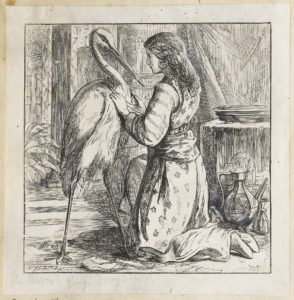 Dalziel after Alfred Walter Bayes, ‘A Message to the Viking Woman’, illustration for Hans Christian Andersen, Stories for the Household