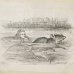 Dalziel after John Tenniel, illustration for ‘The Pool of Tears’, Lewis Carroll [Charles Lutwidge Dodgson], Alice’s Adventures in Wonderland