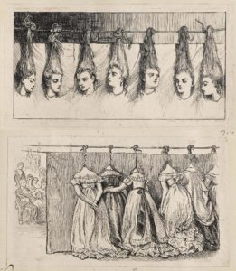 Dalziel, illustration for ‘Blue Beard Tableau’, in Laura Valentine (ed.), Warne’s Home Annual