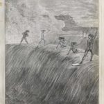 Dalziel after Johann Baptist Zwecker, ‘Surf-Swimming’, illustration for J G Wood, The Natural History of Man
