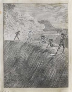 Dalziel after Johann Baptist Zwecker, ‘Surf-Swimming’, illustration for J G Wood, The Natural History of Man