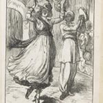 Dalziel after Arthur Boyd Houghton, ‘Morgiana dancing before Ali Baba’, illustration for George Fyler Townsend (trans.), The Arabian Nights’ Entertainments