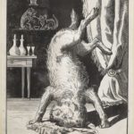 Dalziel after Alfred Walter Bayes (attributed), illustration for Warne's Picture Playmate comprising Little Red Riding Hood, Old Mother Hubbard, Horses, Cock Robin's Death and Burial, Book of Trades, Dogs