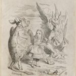 Dalziel after John Tenniel, illustration for 'The Lobster Quadrille', in Lewis Carroll [Charles Lutwidge Dodgson], Alice’s Adventures in Wonderland