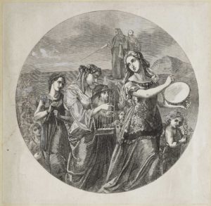 Dalziel, ‘The Song of Moses and Miriam’, illustration for The Sunday Magazine