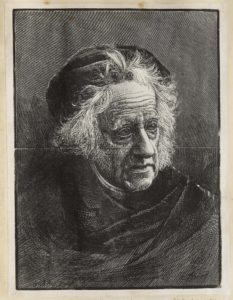 Dalziel after Julia Margaret Cameron (intermediary drawing made by William Rice Buckman), ‘Herschel’, illustration for the magazine Good Words