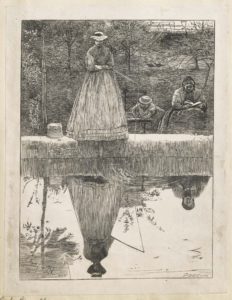 Dalziel after George John Pinwell, ‘Shadow and Substance’, illustration for Robert Buchanan