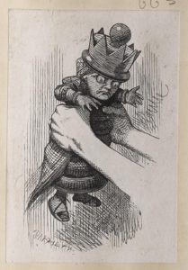 Dalziel after John Tenniel, illustration for ‘Shaking’, in Lewis Carroll [Charles Lutwidge Dodgson], Through the Looking-Glass, and What Alice Found There