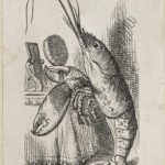 Dalziel after John Tenniel, illustration for ‘The Lobster Quadrille’, in Lewis Carroll [Charles Lutwidge Dodgson], Alice’s Adventures in Wonderland