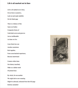 Life is all marked out in lines, by George Clutterbuck