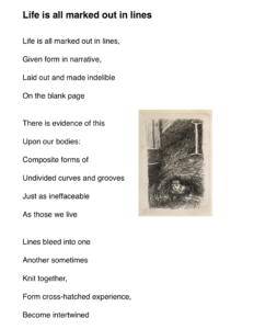 Life is all marked out in lines, by George Clutterbuck
