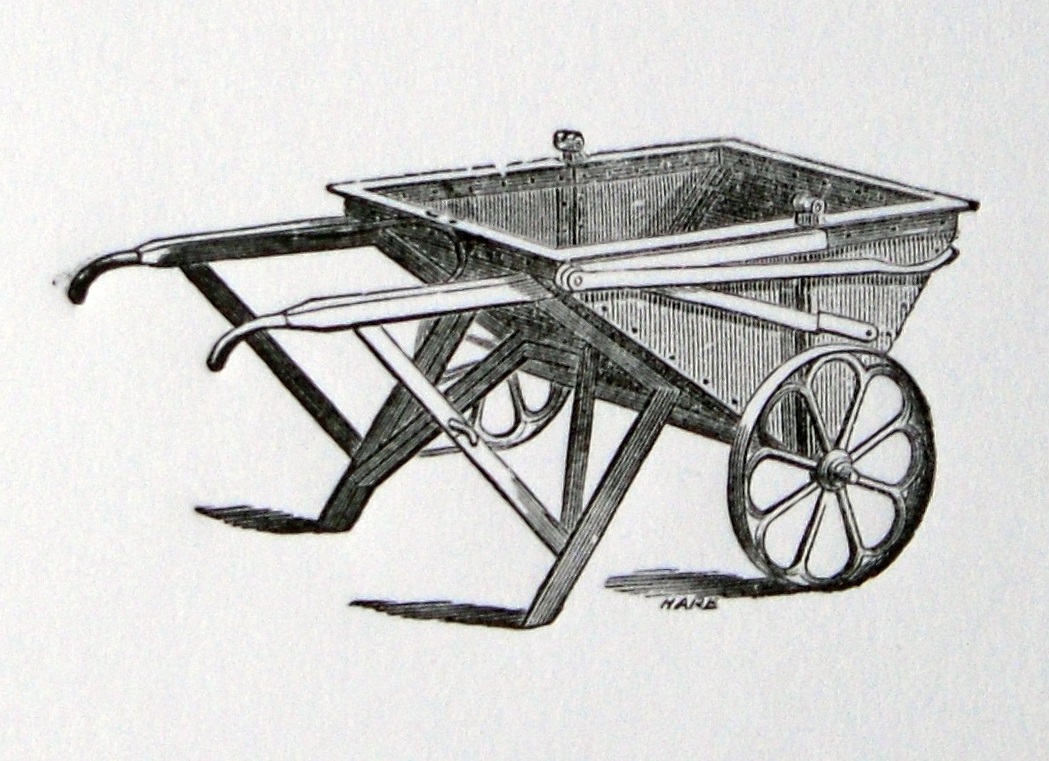 Print of a Coalbrookdale Company ‘Hot Coke Barrow’. 