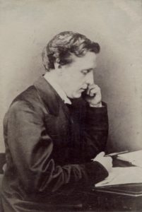 Lewis Carroll, by Hills & Saunders, albumen print, 1860s, NPG x5181, © National Portrait Gallery, London.