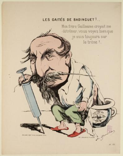 Charles de Frondat, "Les gaités de Badinguet!", Papier, imprimé ; 48 x 33 cm Archives nationales, AE/II/3816/73 © Archives nationales, France.