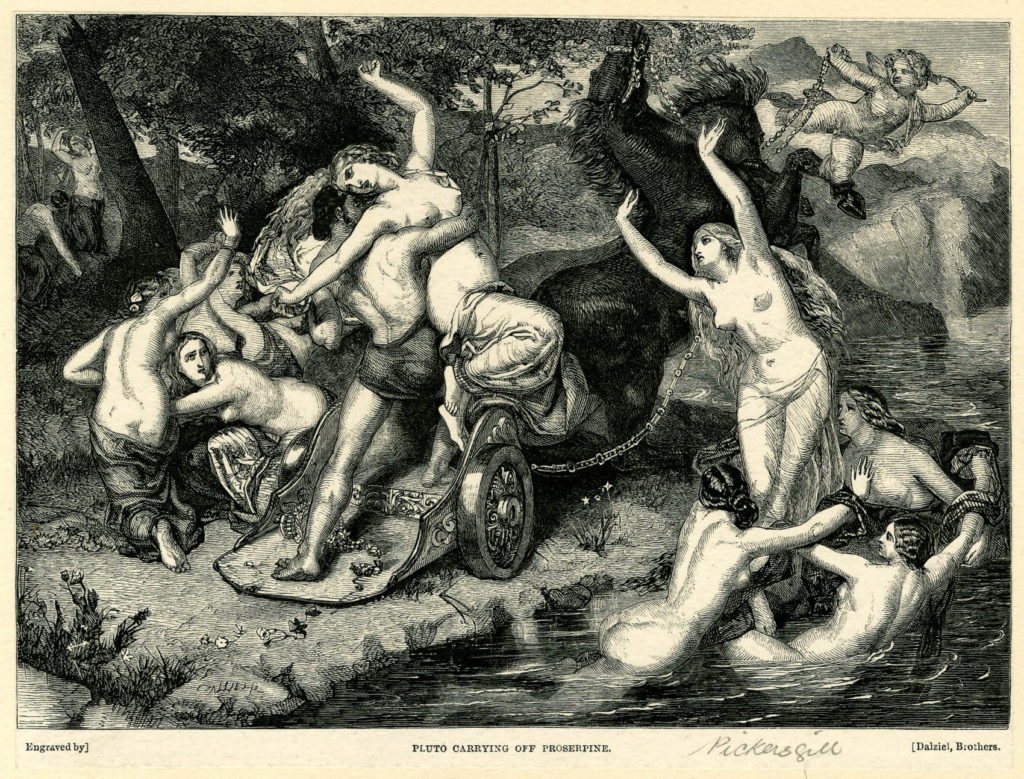 Figure 6. ‘Pluto carrying off proserpine’. Dalziel brothers after Frederick Richard Pickersgill (1850-1893)