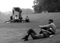 Henry Moore Sculpture on campus