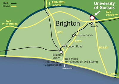 map of Brighton