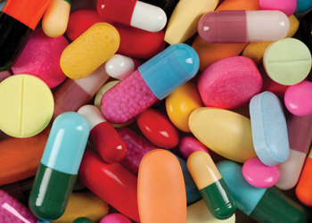 An assortment of different pills