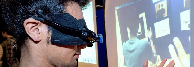 person doing test in a lab