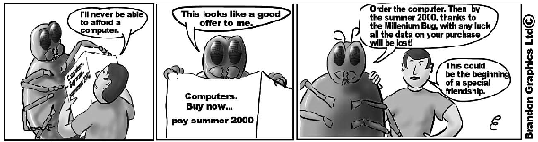 Millennium Bug Cartoon
